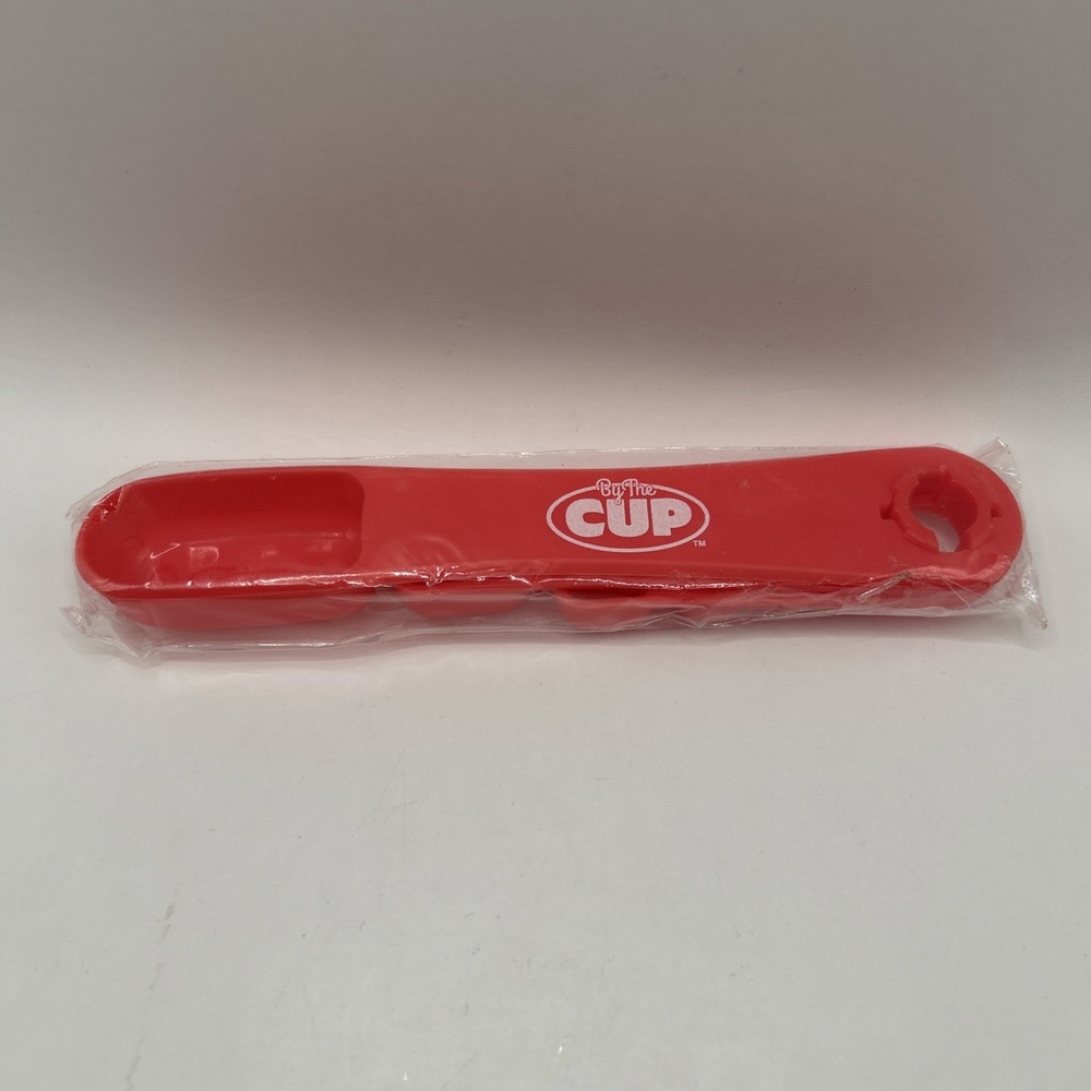 Brand New By The Cup Red Measuring Spoon Swivel Set